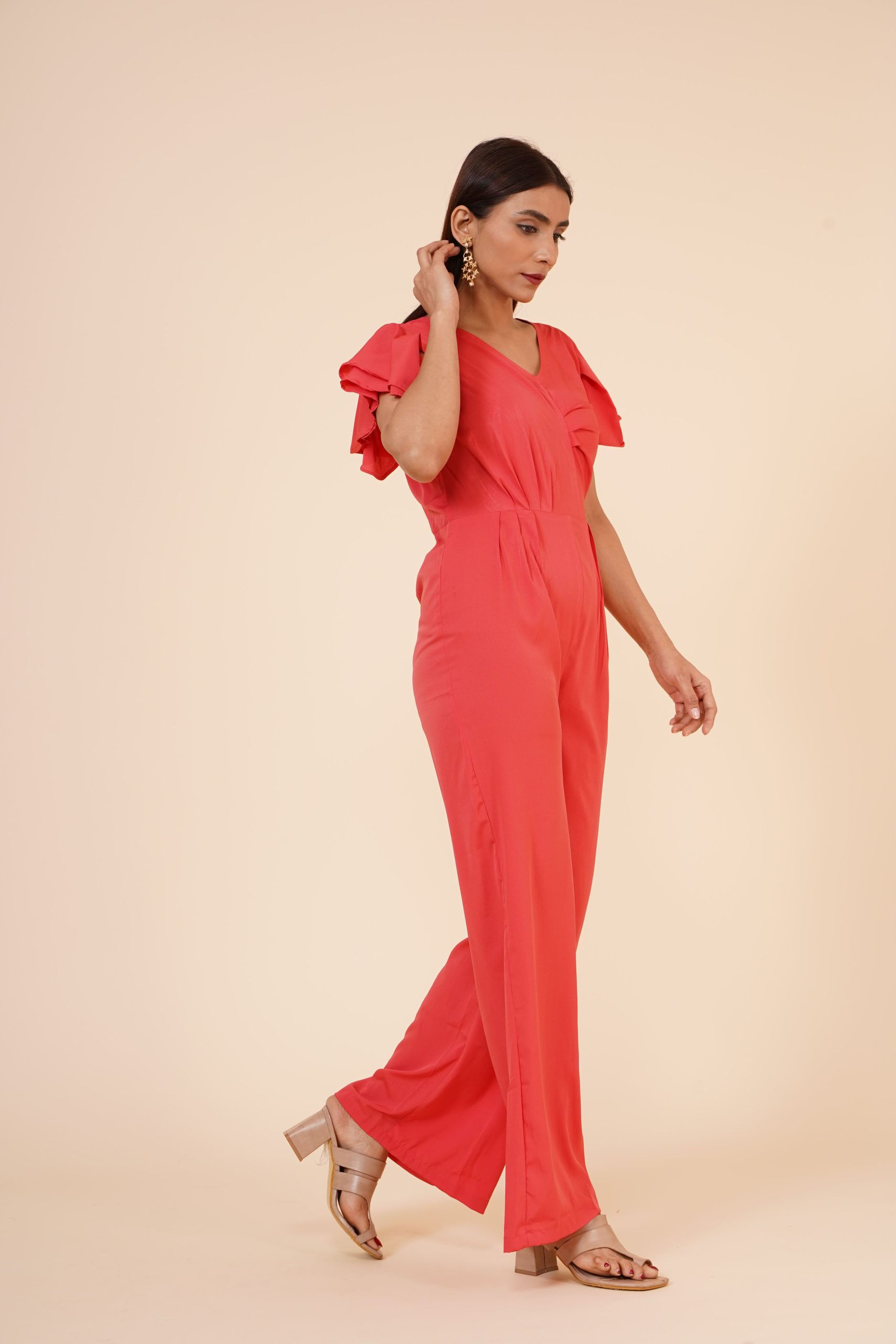 Peach Party Casual Jumpsuit: The Ultimate Fashion Statement - Image 3