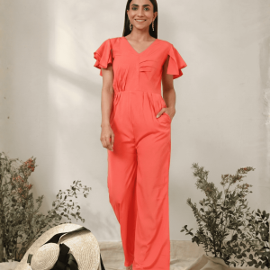 Peach Party Casual Jumpsuit: The Ultimate Fashion Statement
