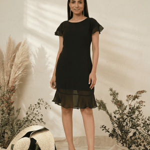 Women’s Black Midi Casual Dress: #1 Essential for Timeless Elegance